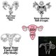 thumbnail image 1 of 5 pegatinas de útero impermeables, pegatinas de vinilo, pegatinas de derechos reproductivos de las mujeres para ordenador portátil, coche, teléfono, botella de agua, 1 of 5