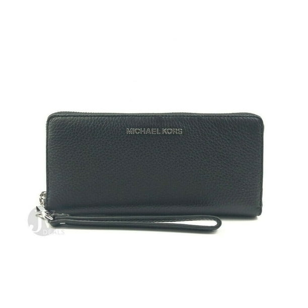 Michael Kors Cartera de Viaje Tipo sobre de Mano para Mujer, Color Negro