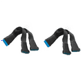 thumbnail image 2 of 2X Motherboard USB 3.0 19PIN Header 1To2 Extension Splitter 19Pin 20Pin Internal Extension Header Adapter Cable 15cm, 2 of 8
