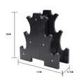 thumbnail image 3 of LJNYFDC Triangular Frame Dumbbell Rack Dumbbell Stand Large Capacity Great Load Bearing No Deformation Home Gym Dumbbell Storage Organizer, 3 of 7
