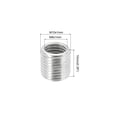 thumbnail image 2 of Unique Bargains M10 Male to M8 Female Adapter 10mm Long Sleeve Reducer Thread Reducing Nut Insert 5 Pack, 2 of 5