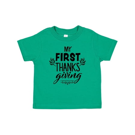 

Inktastic My 1st Thanksgiving Boys or Girls Baby T-Shirt