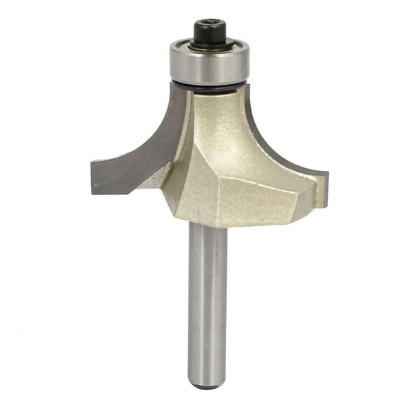 1/4-inch Shank 1-inch Cutting Dia 2 Flutes Corner Round Roundover Router Bit