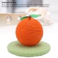 thumbnail image 4 of Poste Rascador Para Gatos De Color Naranja, Estructura Estable Interactiva Y Rascadora Para Gatos Linda Que Evita Que Se Caiga Con Tabla Para Rascar Para Afilar Las Garras, 4 of 7