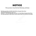 thumbnail image 2 of TEC Front Rear Ceramic Disc Brake Pads and Wear Sensors Kit for Car Mercedes-Benz GLE350 G550 KTW-101636, 2 of 10