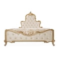 thumbnail image 6 of Michael Amini Platine de Royale Eastern King Velvet Panel Bed - Champagne Ivory, 6 of 13