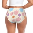 thumbnail image 3 of Womens Underwear Artistic Cute Cartoon Pig Cuteness No Show Seamless Underwear for Women, Soft Stretch Women's Panties, Hipster Ladies Panties Bikini Underwear Briefs, 3 of 6