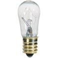 thumbnail image 1 of 04025 6W & 44; Ampoule Transparente de l'Indicateur - Finition Claire & 44; 2 Pack, 1 of 1