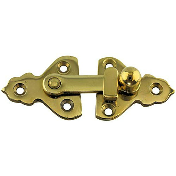 Solid Brass Bar Cabinet Door Flush, Vintage Cabinet Hinges And Latches
