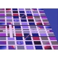 thumbnail image 1 of Ahgly Company Machine Washable Indoor Rectangle Transitional Bright Purple Area Rugs, 8' x 12', 1 of 7