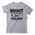 thumbnail image 5 of Hockey It's Like Football But For Men Shirt Funny Hockey Shirt Hockey Gifts Hockey Dad Shirt (Small Military Green), 5 of 6
