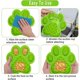 thumbnail image 4 of Alfombrilla para lamer perros, cojín para lamer perros, almohadillas de silicona para lamer perros con ventosas, alfombrilla para lamer perros de alimentación lenta, para baño de perros (verde), 4 of 5