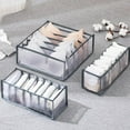 Underwear Organizer Foldable Cloth Drawer Organizer Soft Fabric Sock