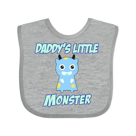 

Inktastic Daddys Little Monster Gift Baby Boy or Baby Girl Bib