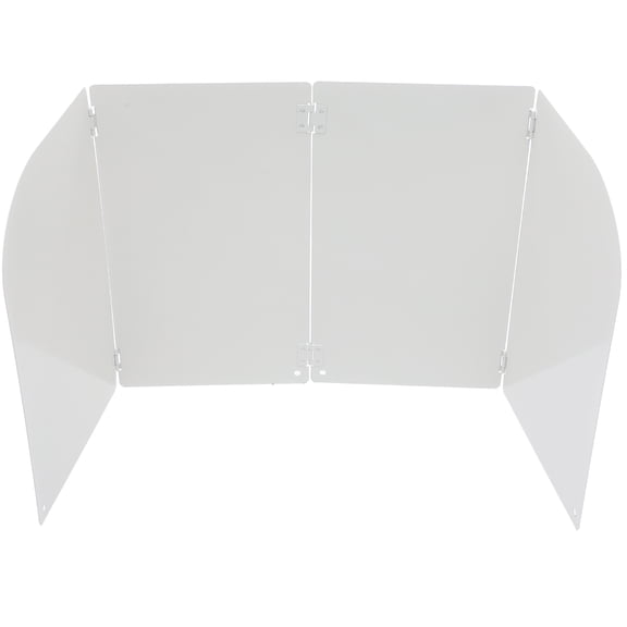 OUNONA Grease Splatter Guard Board Sided Backsplash Protector Metal Stove Screen