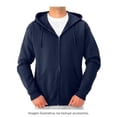 thumbnail image 3 of Sudadera Fruit of the Loom Talla G con Gorro Azul Marino, 3 of 4