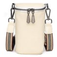 thumbnail image 2 of Bolsa bandolera de cuero de vaca Mini de hombro simple para mujer (Beige) Likrtyny Para Estrenar, 2 of 4