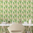 thumbnail image 2 of Ambesonne Springtime Peel & Stick Wallpaper for Home, Vintage Floral Yucca Art, 13"x100", Fern Green Mustard White, 2 of 5