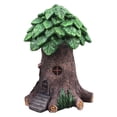 thumbnail image 4 of oshhni Tree House Statue Creative Decorative Figurine for Terrace Balcony Courtyard Dark Color, 4 of 9