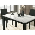 thumbnail image 5 of LiviNest Dining Table and Chair Set: Modern 5-Piece Faux Marble Top & Upholstered Chairs - Space-Saving Design for Small Apartments & Dining Nooks, 5 of 6