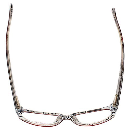Calabria Vivid 725 Designer Reading Glasses in Wine-Zebra ; +3.00