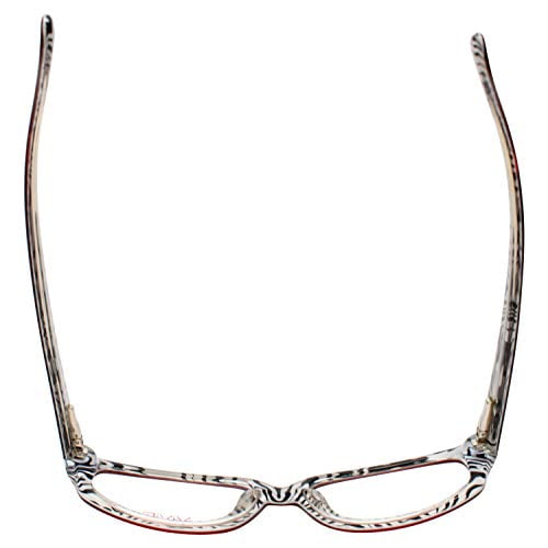 Calabria Viv 725 Designer Reading Glasses in Wine-Zebra ;  1.50