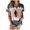 Black, variant on IROINNID Women Summer Cute Gradient Graphic Print Loose Regular Women Short Sleeves Top