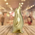 thumbnail image 2 of facefd Penguin Statue Resin Figurine Art Works Craft for Bookcase Home Decoration Aureate, 2 of 9