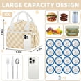 thumbnail image 3 of Inadays Lunch Box for Women, Insulated Lunch Bag Cute Corduroy Reusable Insulated Lunch Bags for Work Picnic or Travel, 3 of 8