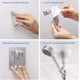 thumbnail image 3 of Soporte de ducha, no es necesario perforar agujeros para instalar pegamento fuerte con orificios de montaje para tornillos, el soporte se puede ajustar 90 grados, fuerte adherencia, resistente al agua, 3 of 4