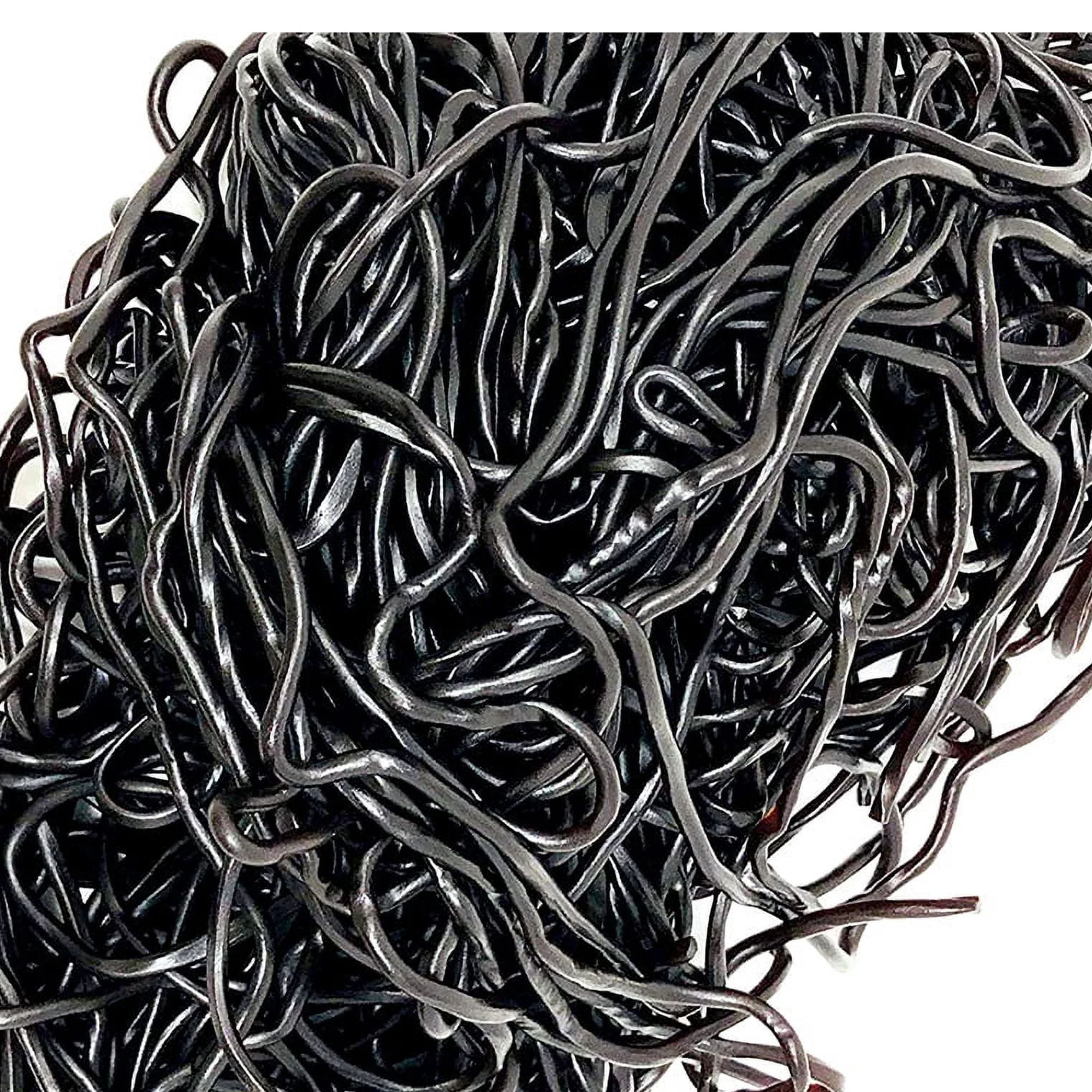 Gerrit’s Black Licorice Laces – 2 lb Bulk Candy