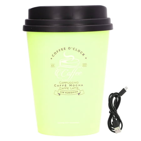 

USB Humidifier Small Humidifier Light Weight Portable Size For Car For Office For Home Green