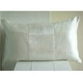 thumbnail image 2 of White Lumbar Pillow Cover, 12x26 inch (30x65 cm) Lumbar Pillow Cover, Metallic Bead Sparkly Glitter Lumbar Pillow Cover, Silk Pillow Cover, Solid Color Lumbar - White Center, 2 of 4