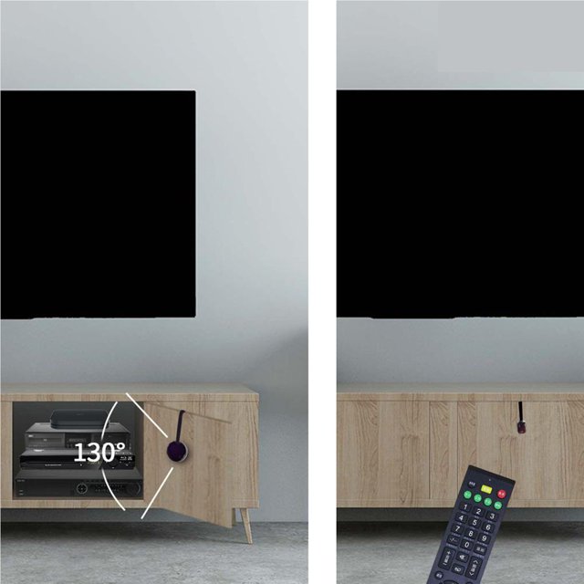 Télécommande Infrarouge IR Répéteur Émetteur Pratique Maison Récepteur Infrarouge IR Pratique Télécommande et Blaster