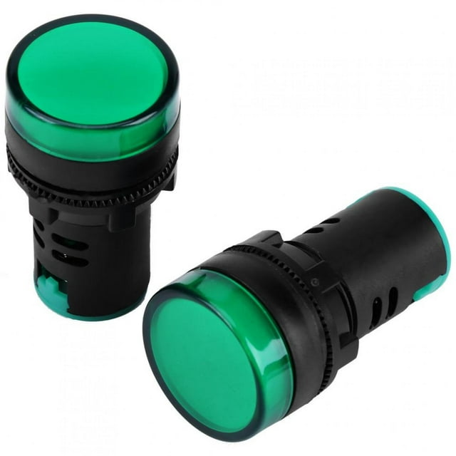 LAFGUR 10Pcs 10W AC/DC 24V 22mm Thread LED Electronic Indicator Signal Light 3 Colors
