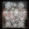 thumbnail image 4 of Hyknon Christmas Snowflake Wall Clings Fluorescent Window Decals for Christmas Party Decoaritons Assorted Posture Small Elk Wall Stickers for Wall Art Decor (14.6x11.8Inch), 4 of 5