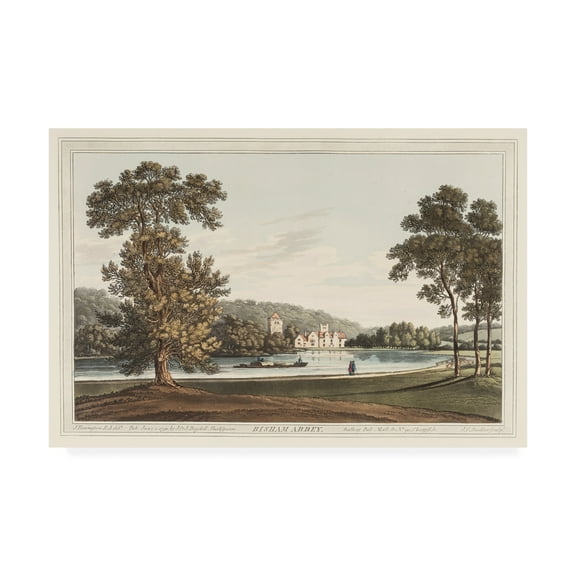 Trademark Fine Art 'Bisham Abbey' Canvas Art by Joseph Stadler
