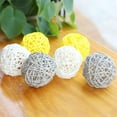 thumbnail image 2 of SUGARMOM Wicker Rattan Balls 20 pcs Decorative Balls Bowl Vase Filler for Home Decor Orbs Craft Wedding Party Garden Fall Decoration Christmas Ornaments Mixed Color, 2 of 5
