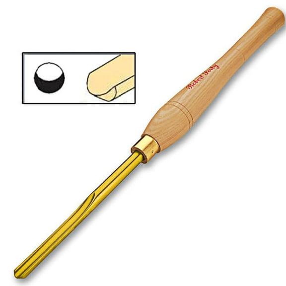 1/2" Robert Sorby #840Gh Gold Spindle Gouge - High Performance