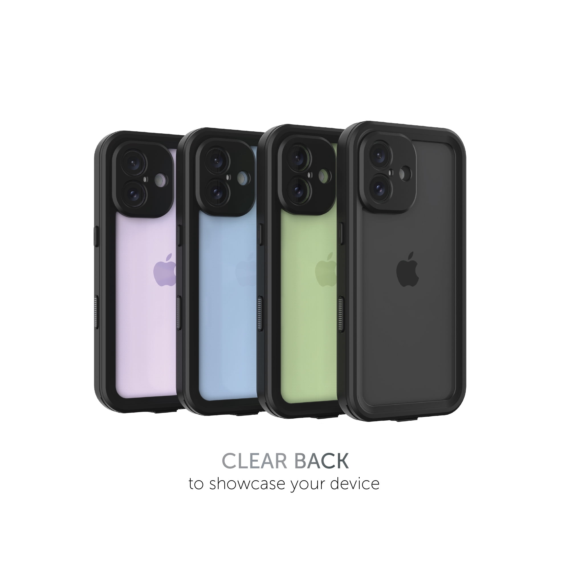 Body Glove Tidal Waterproof Phone Case for iPhone 17 - Black/Clear