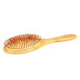 thumbnail image 1 of Cepillo de masaje para el cuero cabelludo, cepillo de masaje de madera antiestático para el cabello, cepillo de masaje para mujer, acabado de lujo, 1 of 5