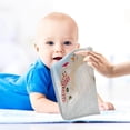 thumbnail image 5 of SKYSONIC Christmas Happy Snowman Crew Baby Muslin Washcloths Face Towel, Winter Landscape Burp Cloths Cotton Wipes 5 PCS Infant Wash Cloth for Newborn Boys Girls 12"x12", 5 of 7