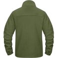 thumbnail image 2 of Men's Fleece Jacket Tactical Full-Zip Winter Coat Jackets Multi Pockets, 2 of 7