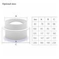 thumbnail image 4 of PVC Round Pipe Check Valve,Bathroom Exhaust Ventilation Fan Exhaust Bath Check Valve,One-way Value 80~200 3pcs ,Easy to Install, 4 of 4