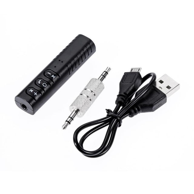 Cateissary Transmita música de forma inalámbrica en el automóvil con el adaptador de audio del receptor Bluetooth Receptor Bluetooth del Cables de audio/vídeo