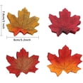 thumbnail image 2 of 200 hojas de arce artificiales para fiesta de Acción de Gracias (colores de otoño mezclados), 2 of 5