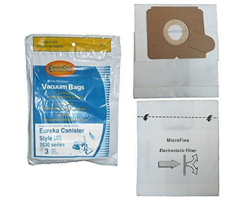 52358B 154SW Style V Canister Vacuum Bags EnviroCare 12 Eureka 52358 