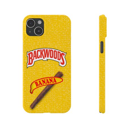 iPhone Slim Case Backwoods Banana Back Woods Yellow Flavor Trendy Gift - iPhone 15 Plus