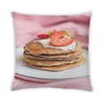 thumbnail image 2 of Ahgly Company Foods Pancake Indoor Throw Pillow, 18 inch by 18 inch, 2 of 6