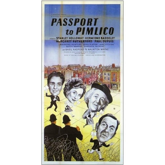 Pop Culture Graphics MOVGE7841 Passport to Pimlico Movie Poster, 11 x 17